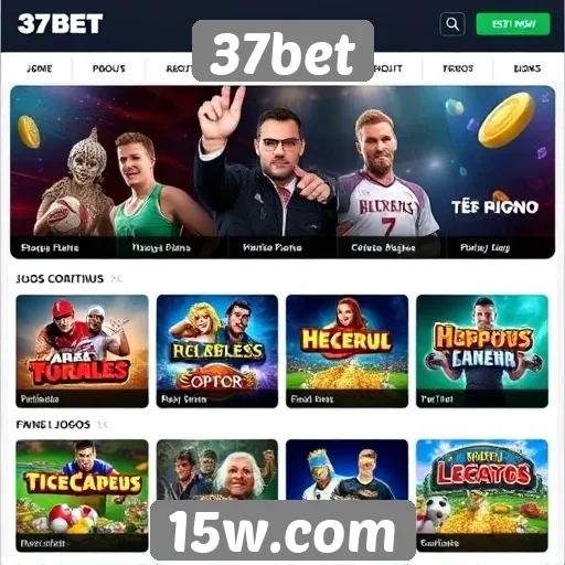 Principais jogos disponíveis na plataforma 37bet