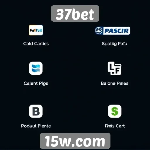 Métodos de pagamento disponíveis no 37bet